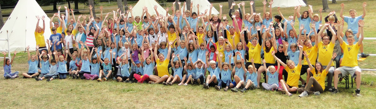 Gruppenbild Ferienlagerteilnehmer